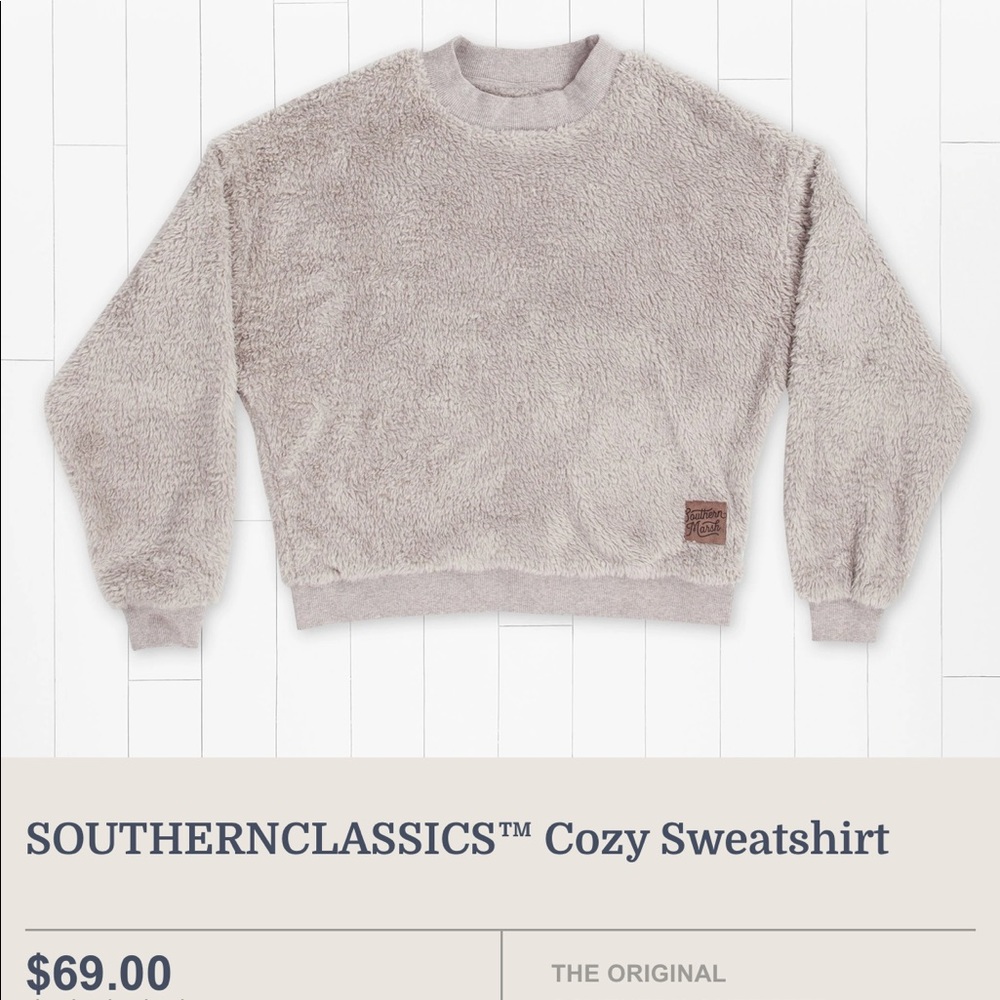 South marsh light grey sweatshirt